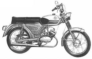 Zndapp-Ersatzteilliste Typ 517-40L0 GTS 50